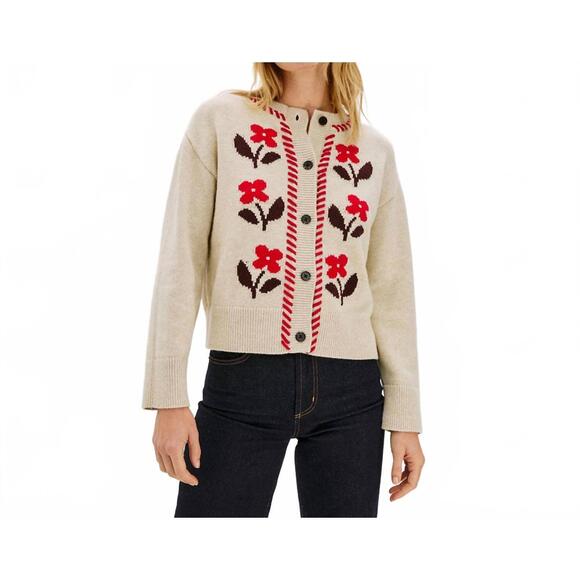 NEW RAILS mavie cardigan sweater in beige